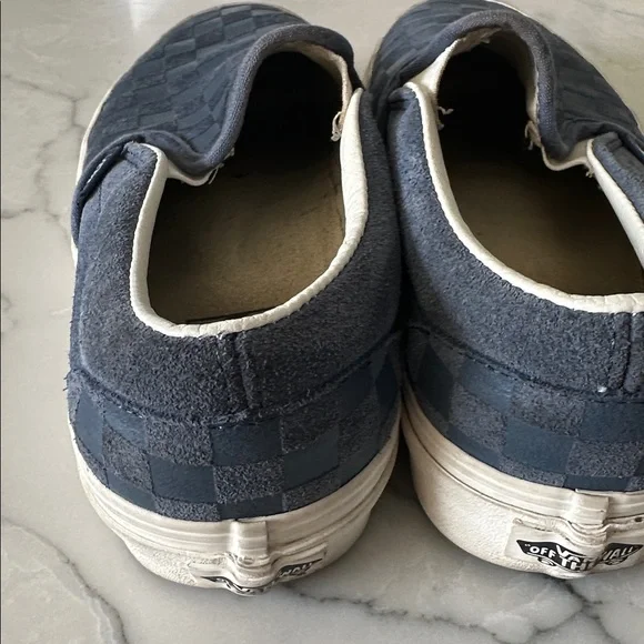 Vans Asher suede checkered slip-ons - Picture 4 of 6